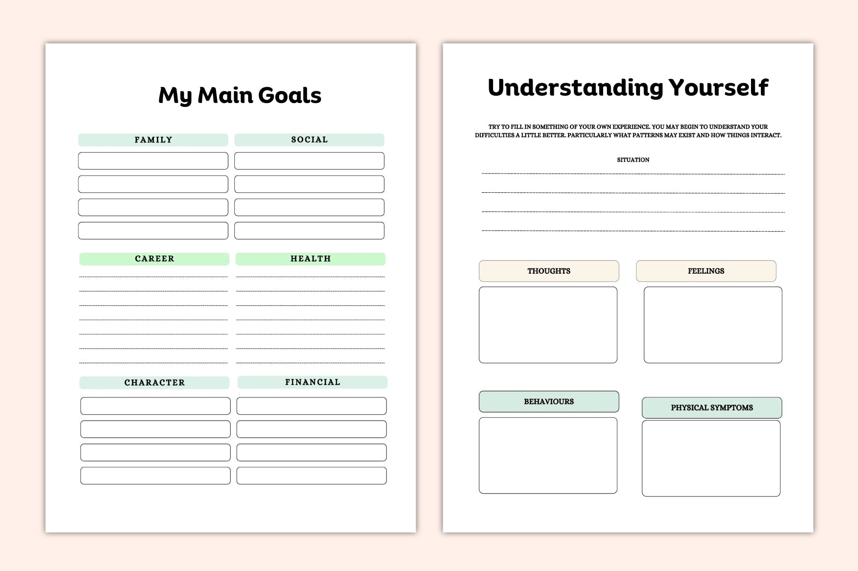 Productivity Focus Planner