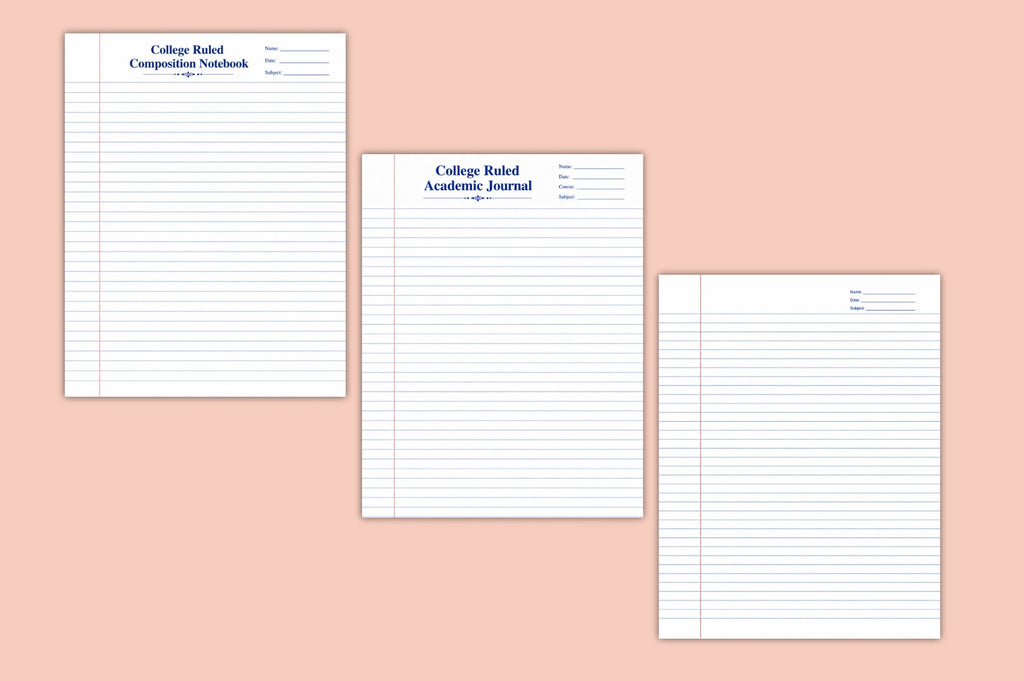 College Ruled Note Book