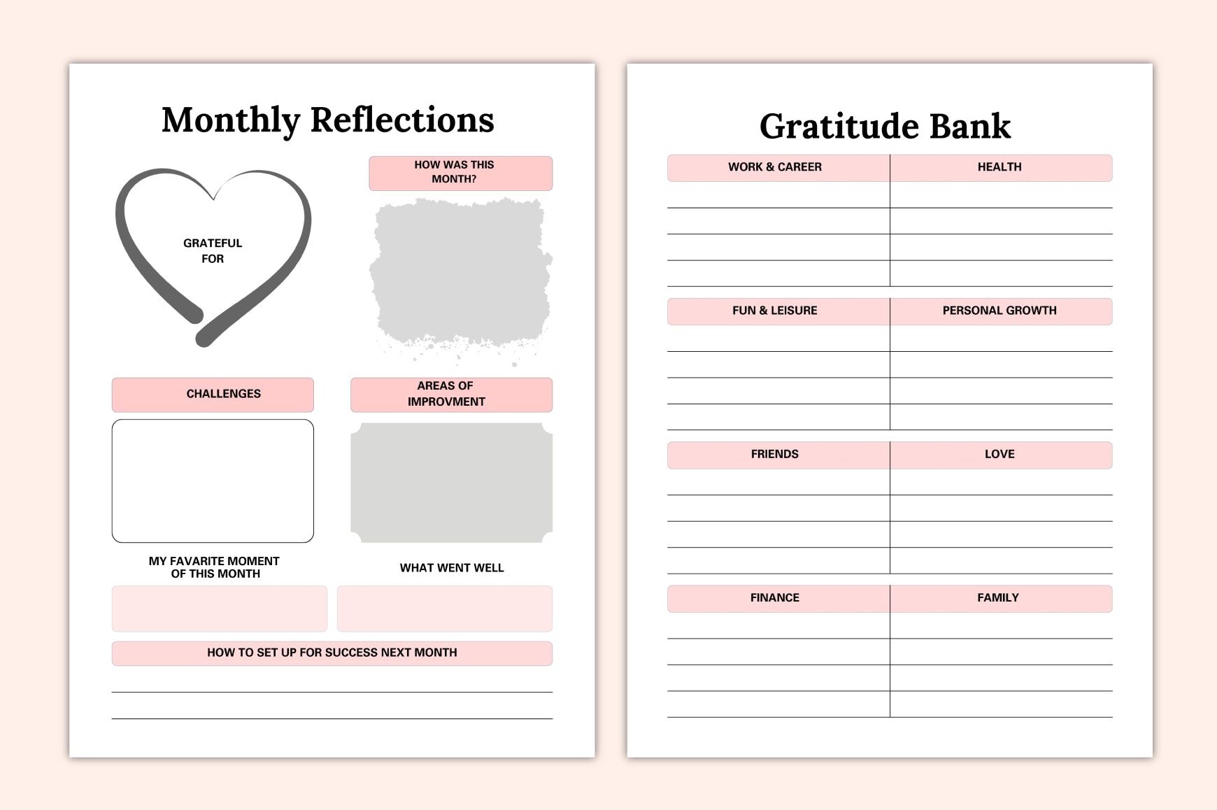 Gratitude Happiness Journal
