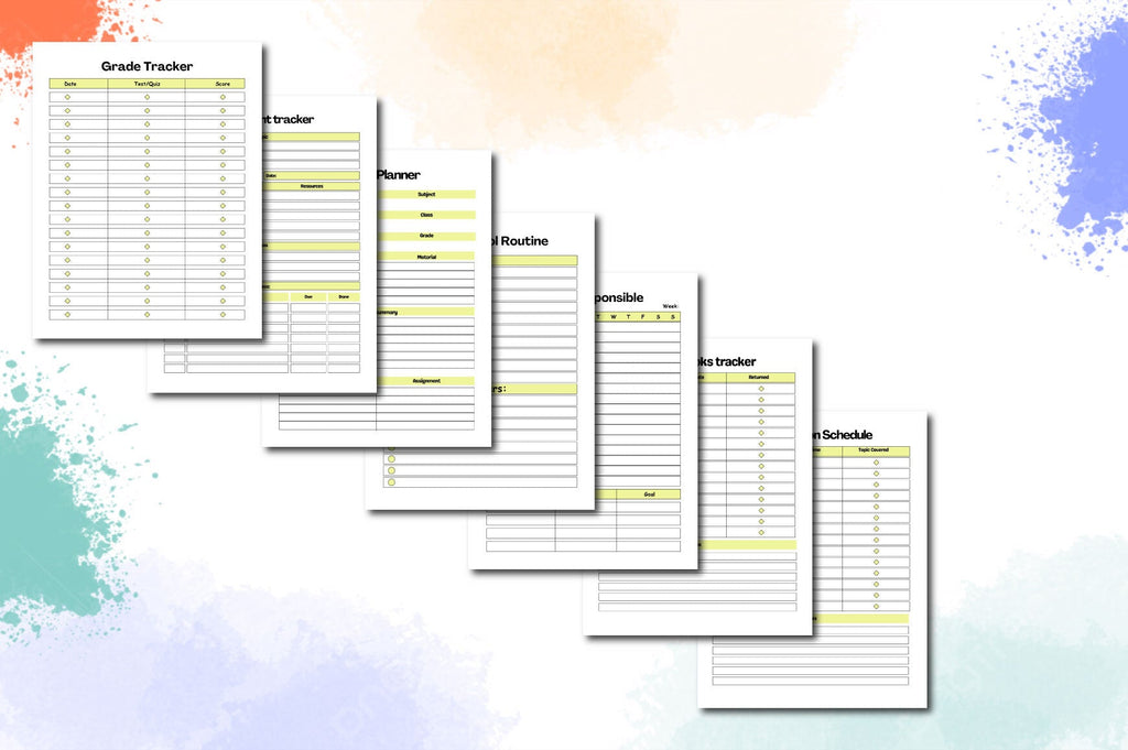 Back to School Planner
