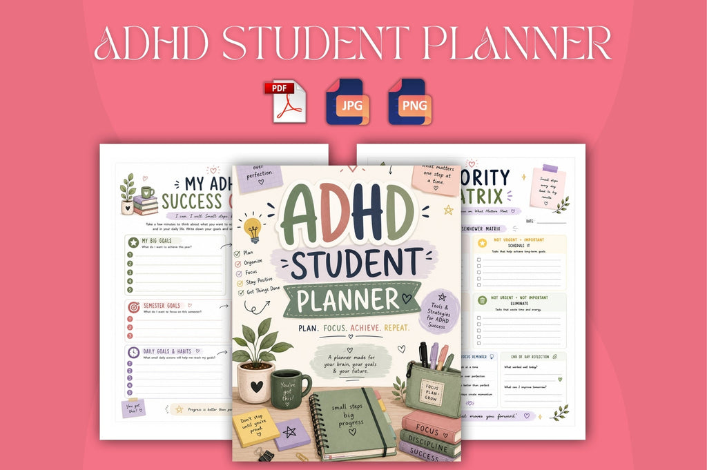 Adhd Student Planner
