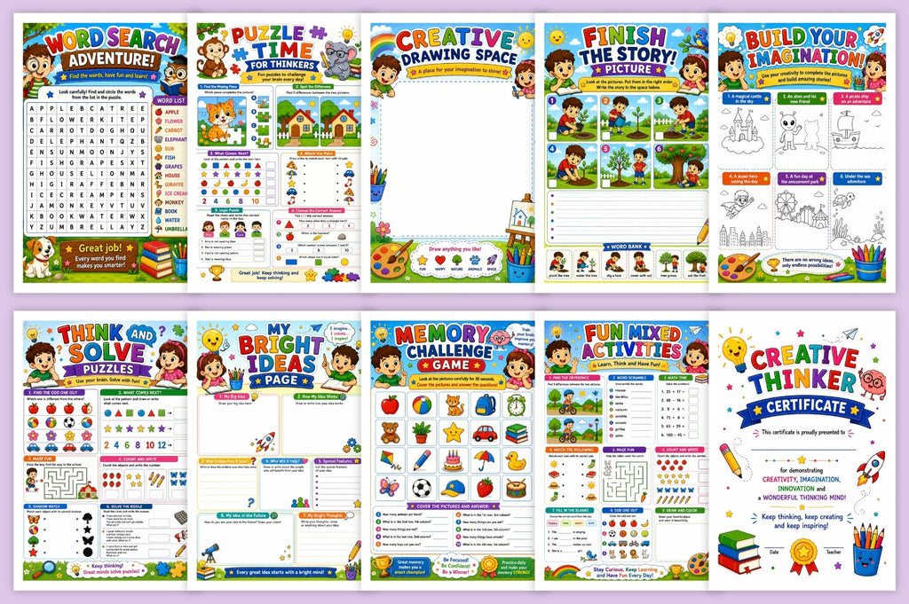 Creative Thinkers Activity Book