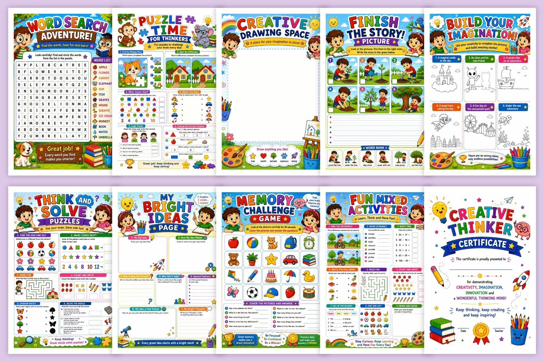 Creative Thinkers Activity Book