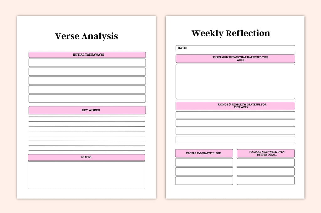 Scripture Study Journal