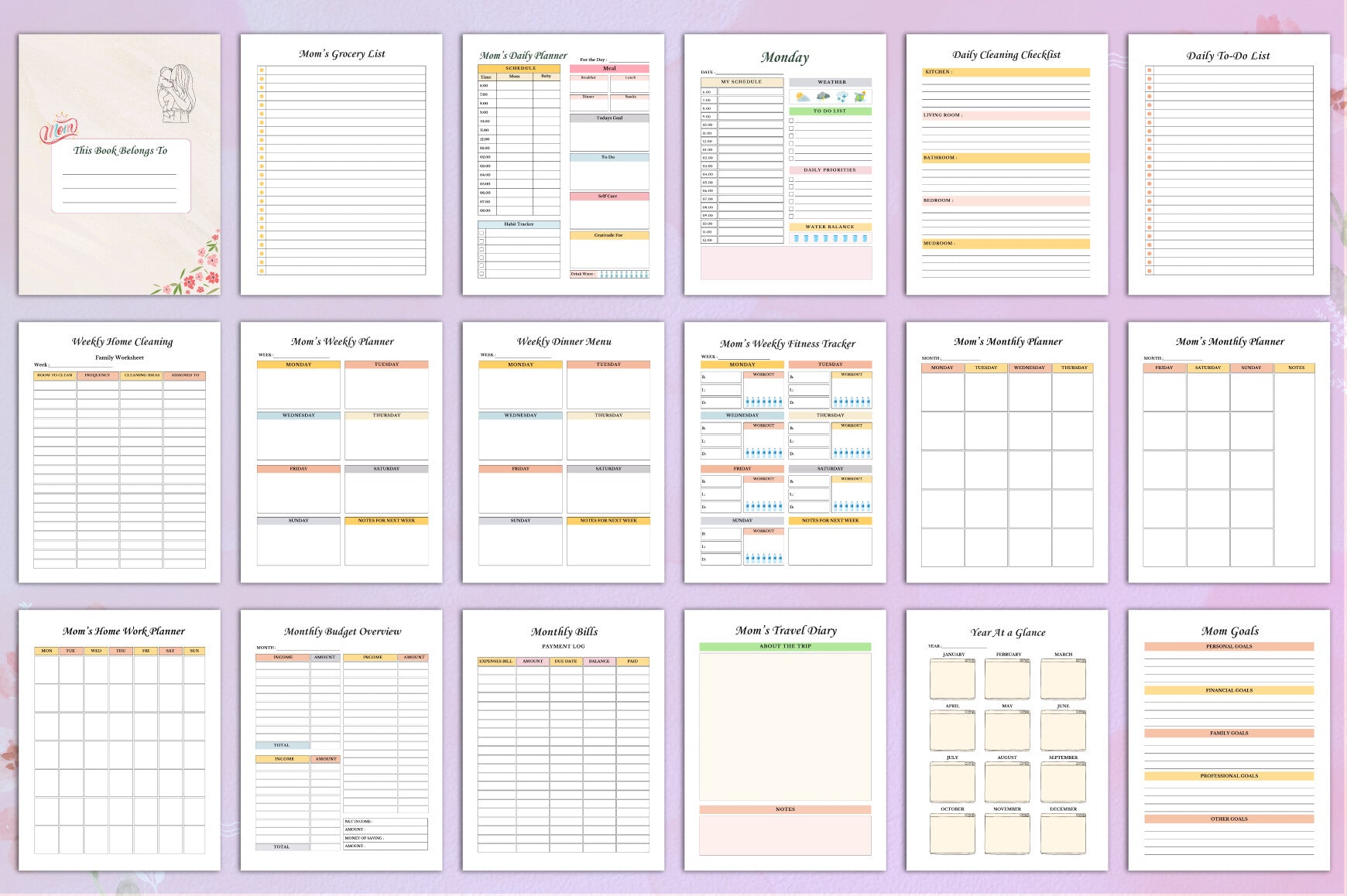 Busy Mom Planner
