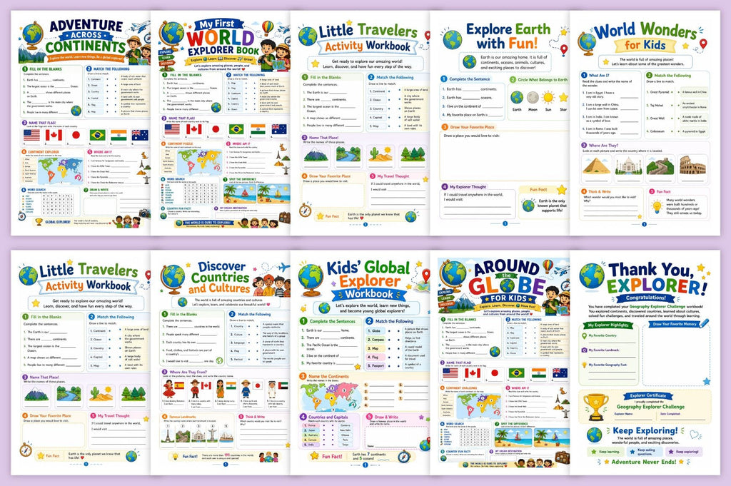 Kids World Explorer Workbook
