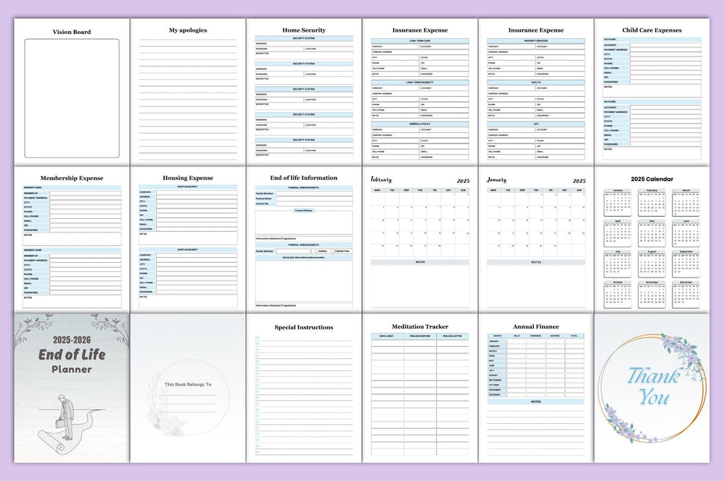 End of Life Planner Guide