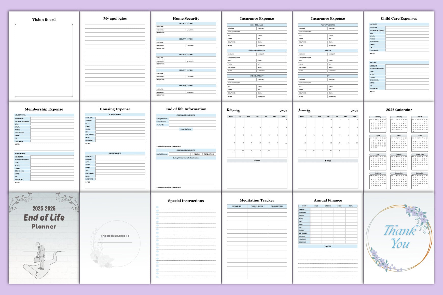 End of Life Planner Guide