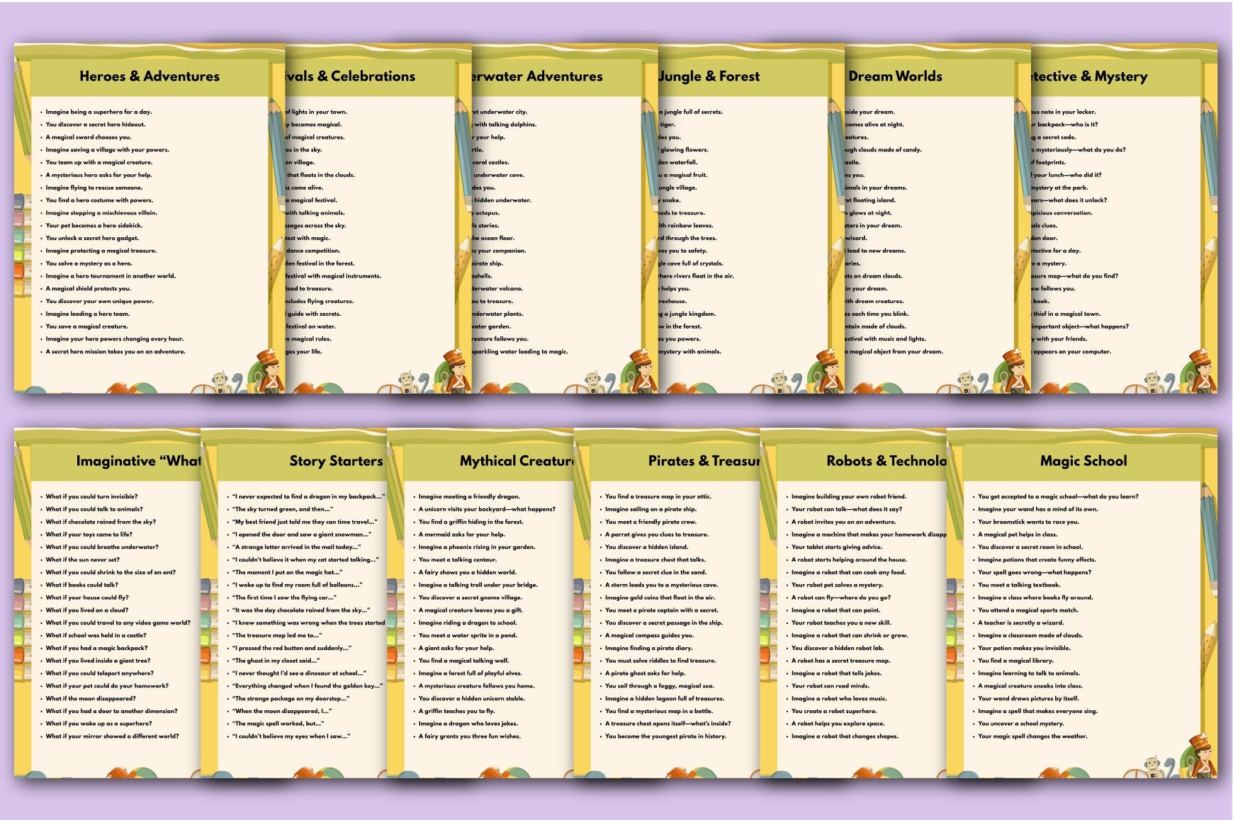 Creative Kids Story Vault Graphics Planner