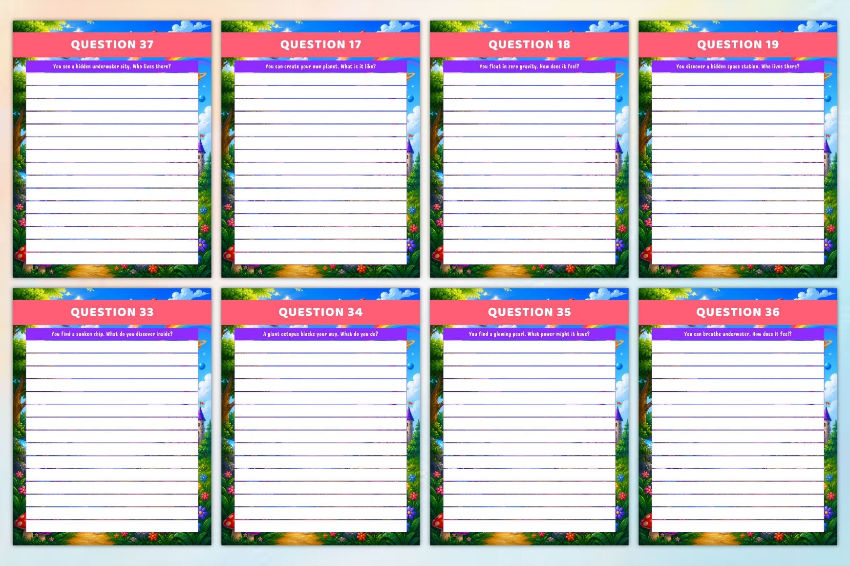 Kids Adventure Question Planner