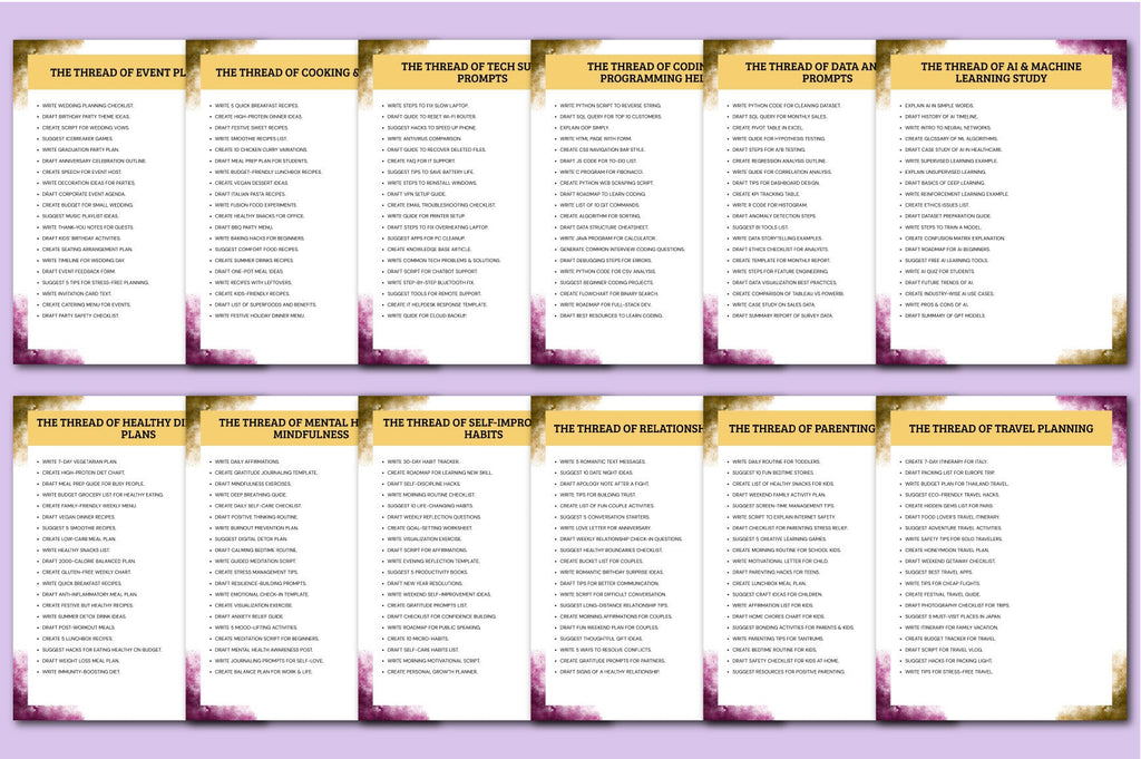 The Creative Loom of Prompts