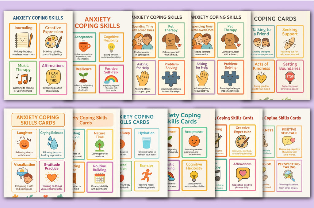 Anxiety Coping Skills Cards