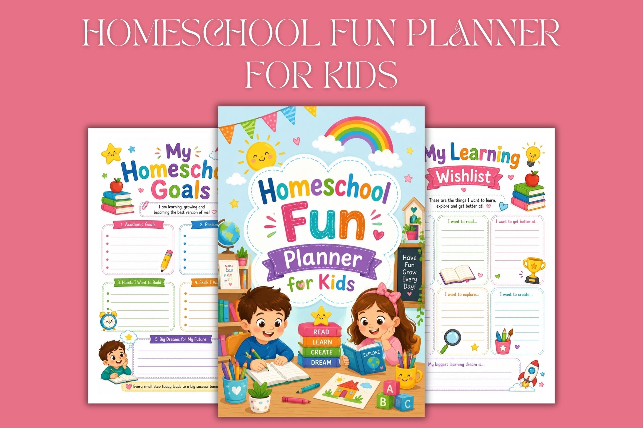 Homeschool Fun For Kids Planner