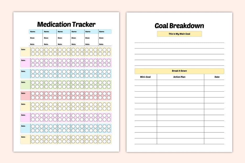 ADHD Planner for Kids Organization Made Easy Printable Pages