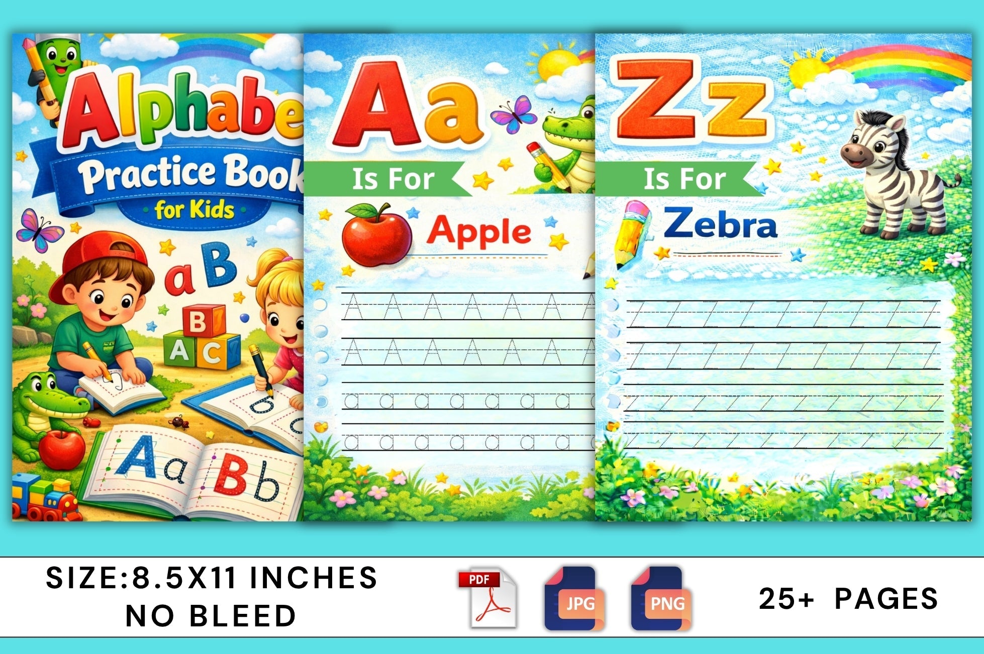 Alphabet Practice Workbook for Kids