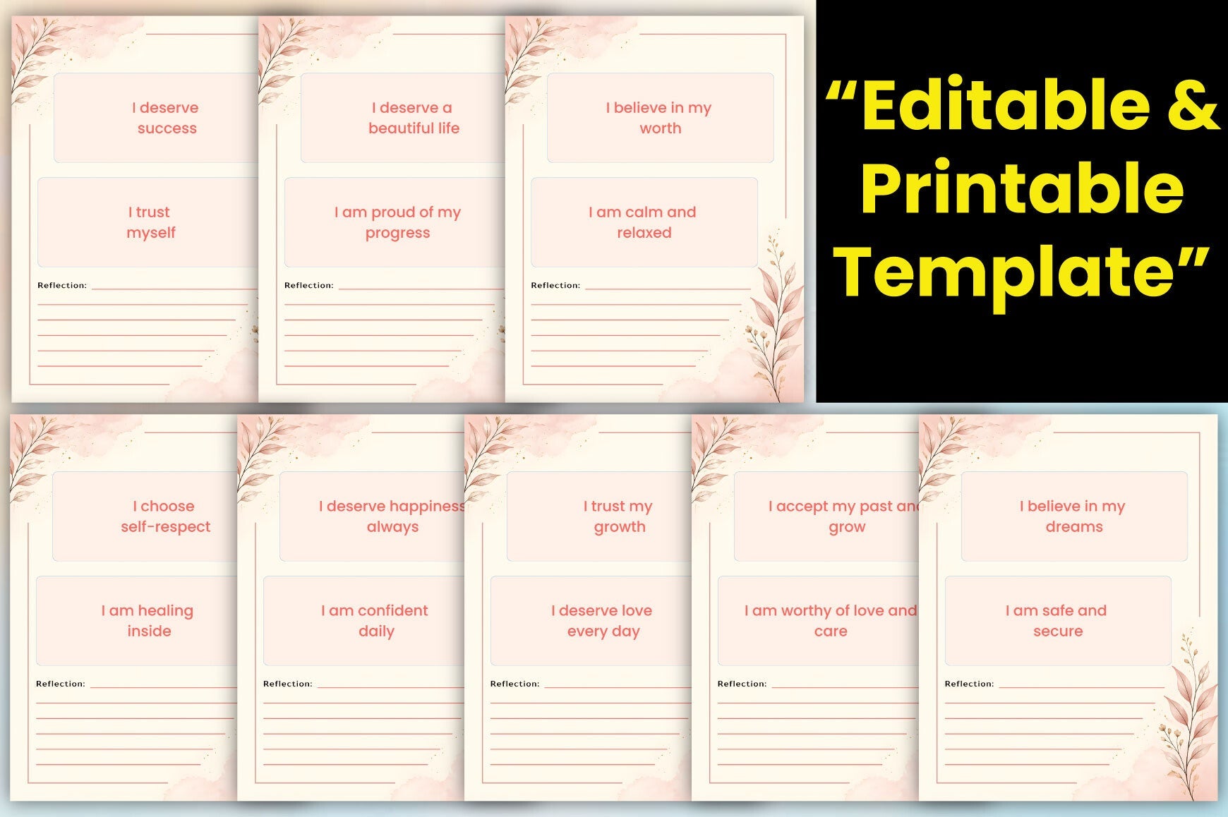 Self Love Affirmations Book