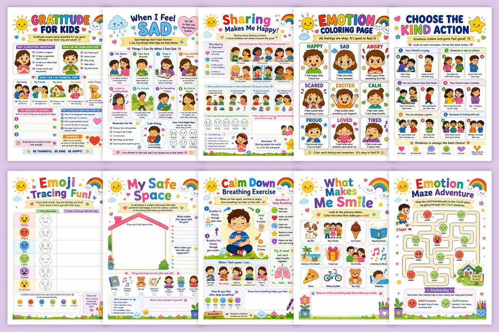 Kids Emotional Learning Book