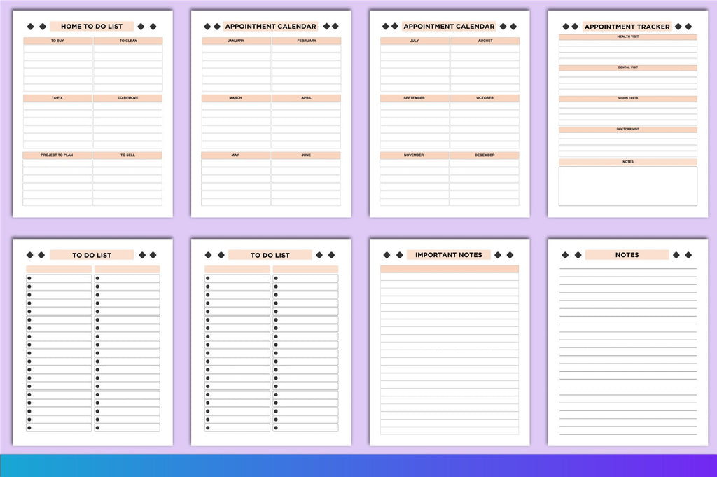 Busy Mom Planner