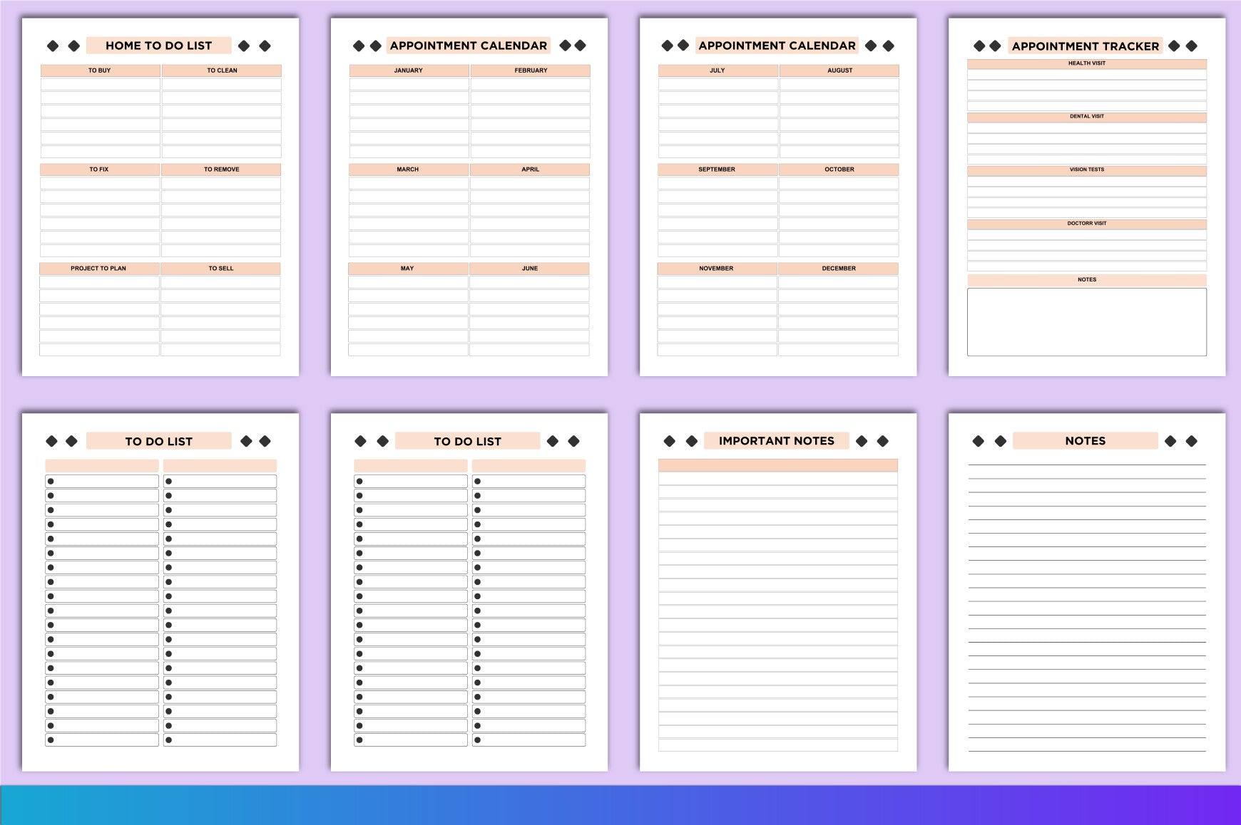 Busy Mom Planner