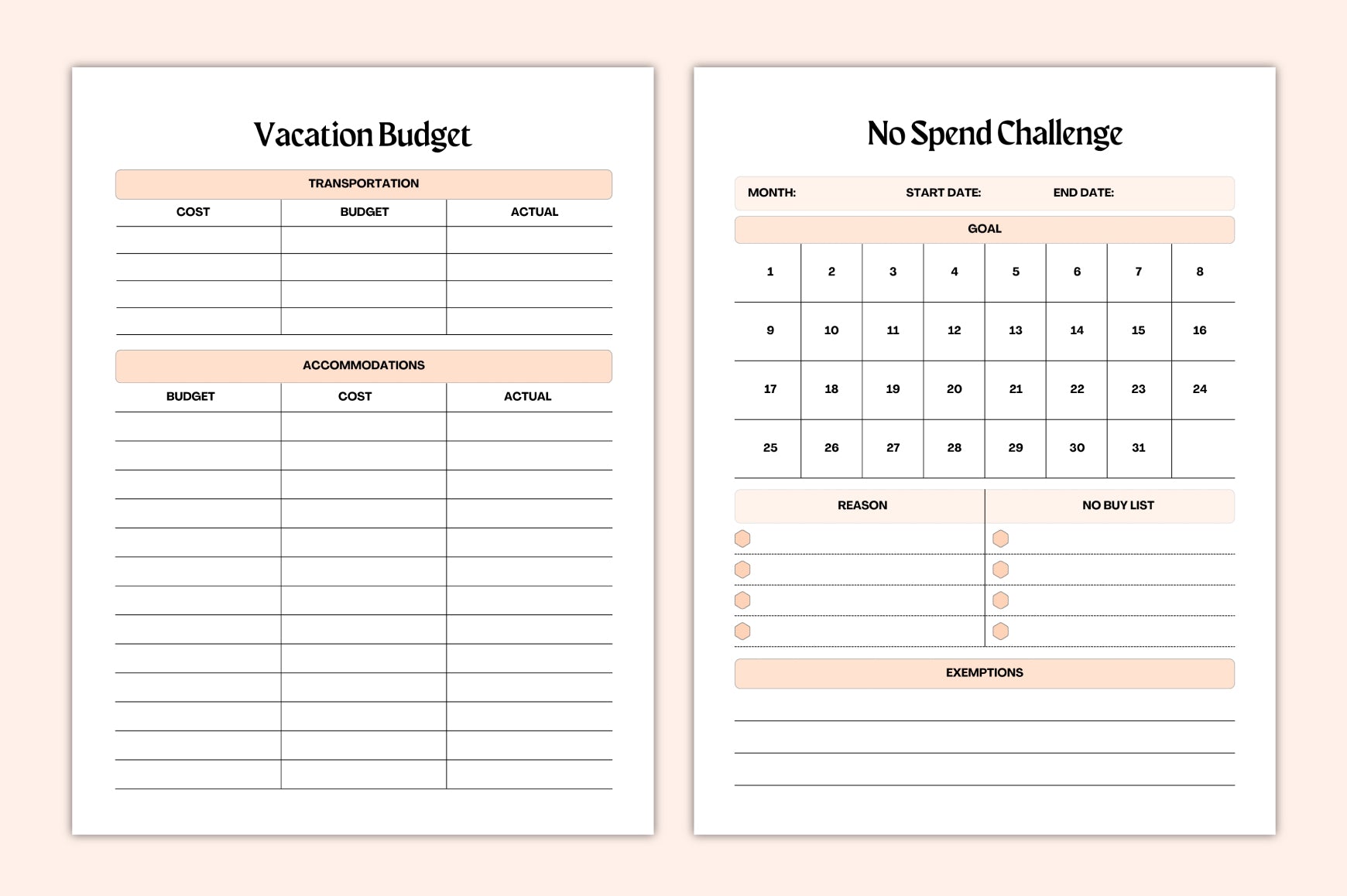 Financial Budget Planner