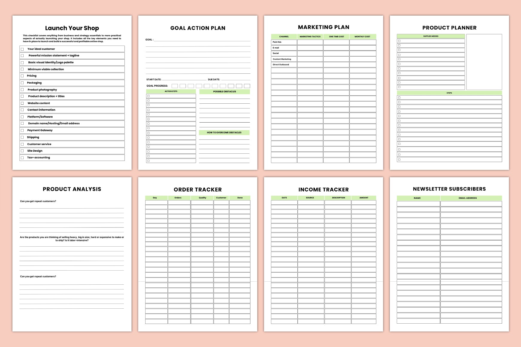 Shopify Online Business Journal