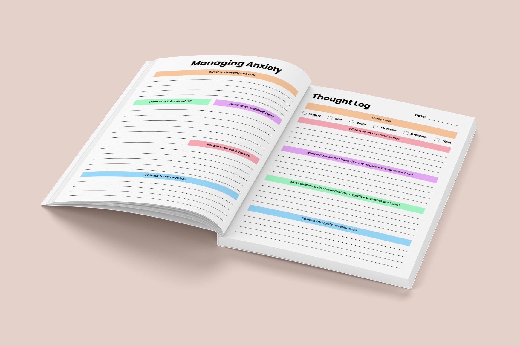 Therapy Emotional Healing Workbook