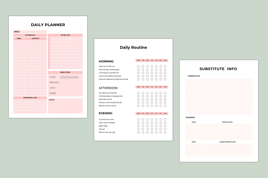 Teacher Success Planner