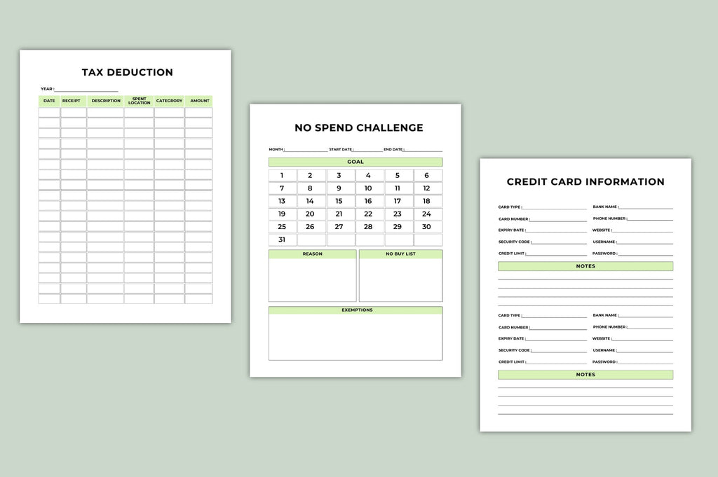 Money Track Expense Savings Planner