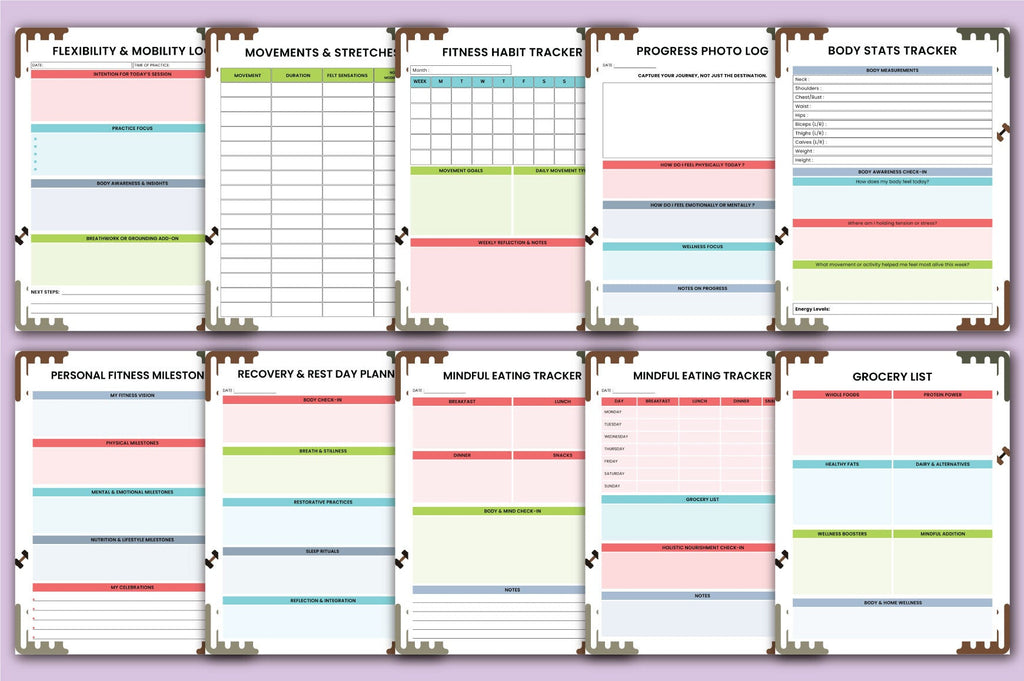 Holistic Fitness Planner