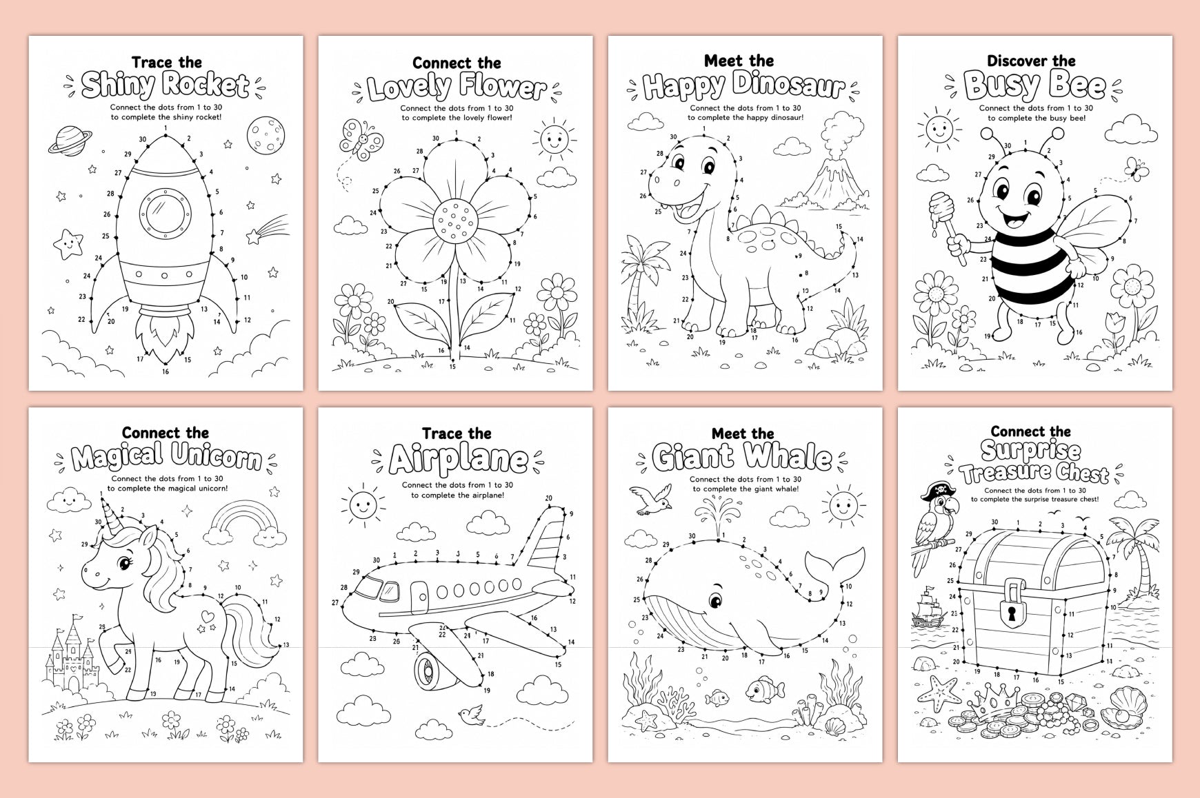Dot To Dot Fun Book