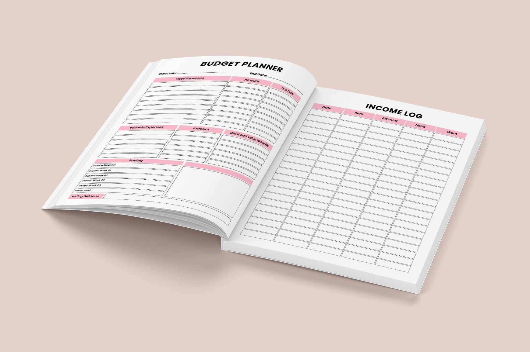 Positive Mindset Growth Journal