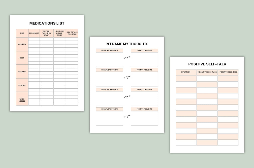 ADHD Clarity Journal with printable organization and journal pages