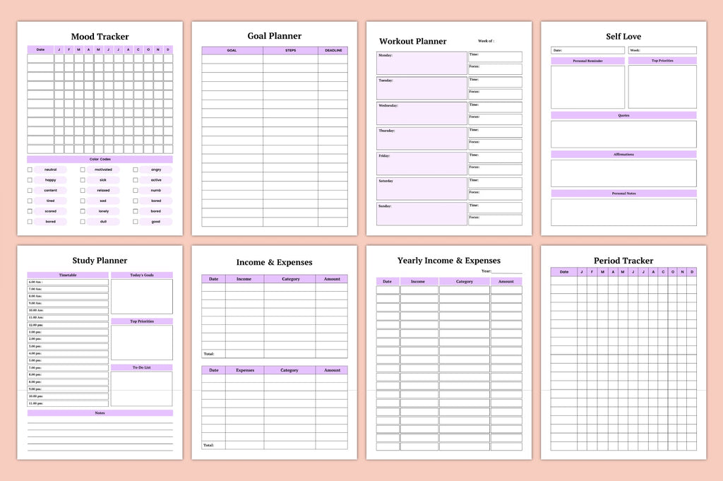 Adhd Focus Productivity Journal