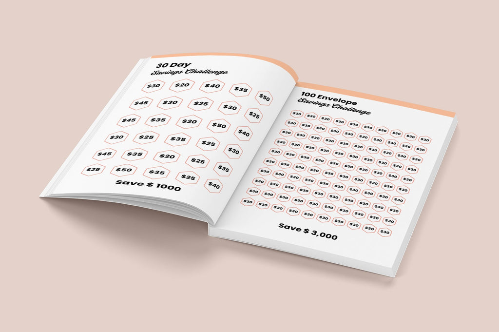 Money Saving Goals Challenge Planner