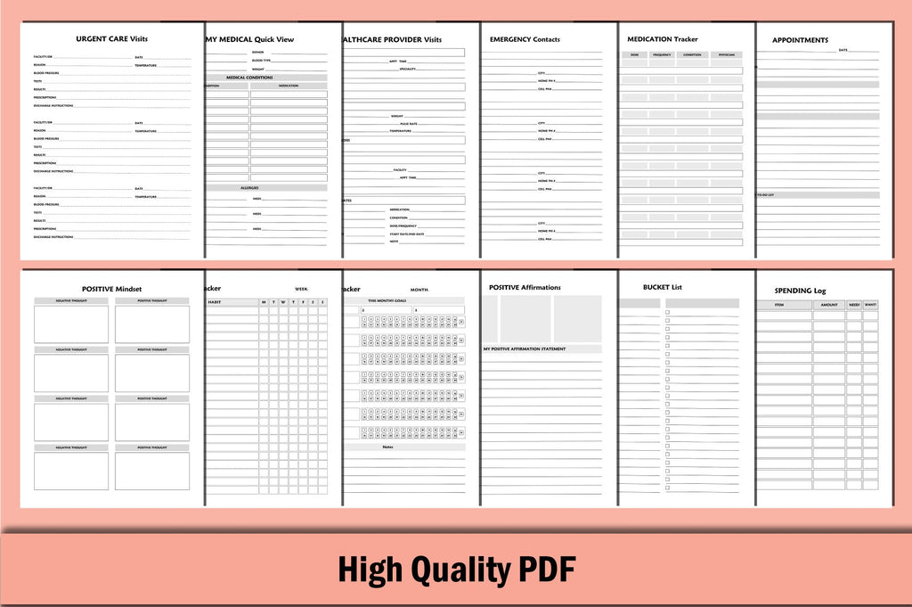 Healthy Living Planner