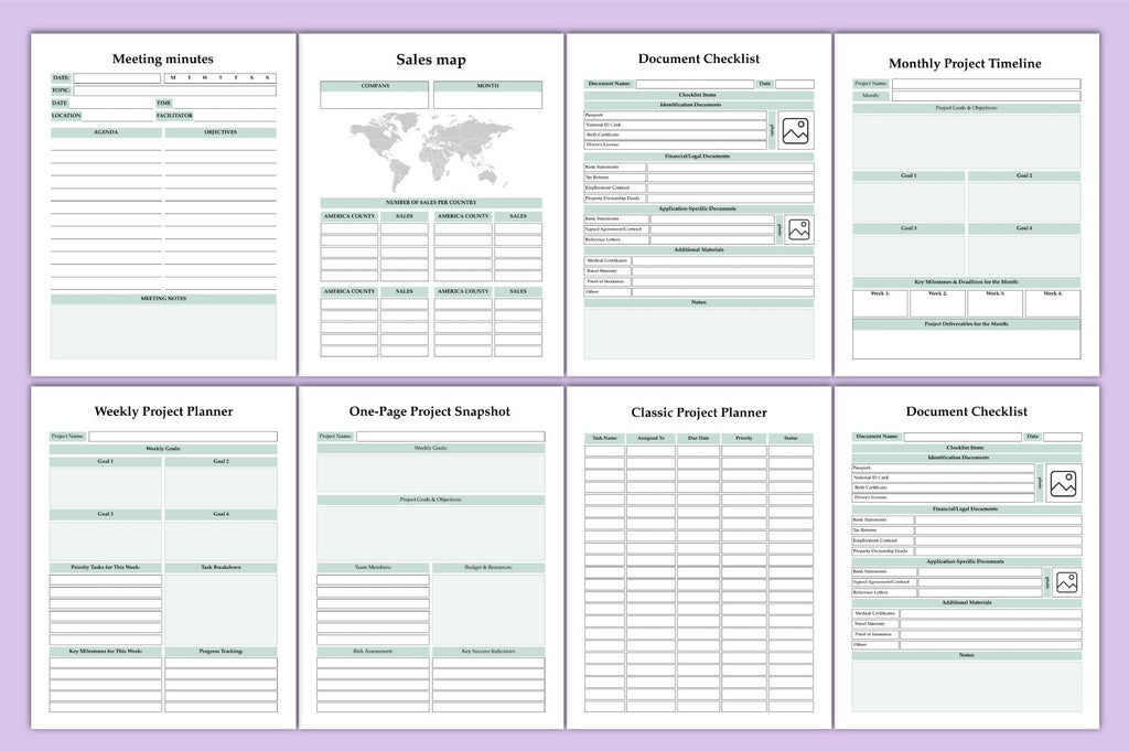 Project Management Planner