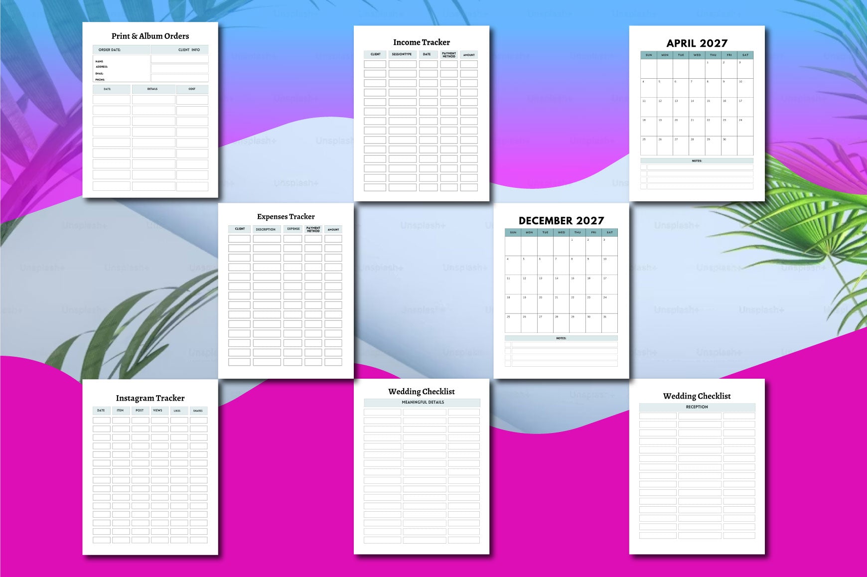 Photography Planner