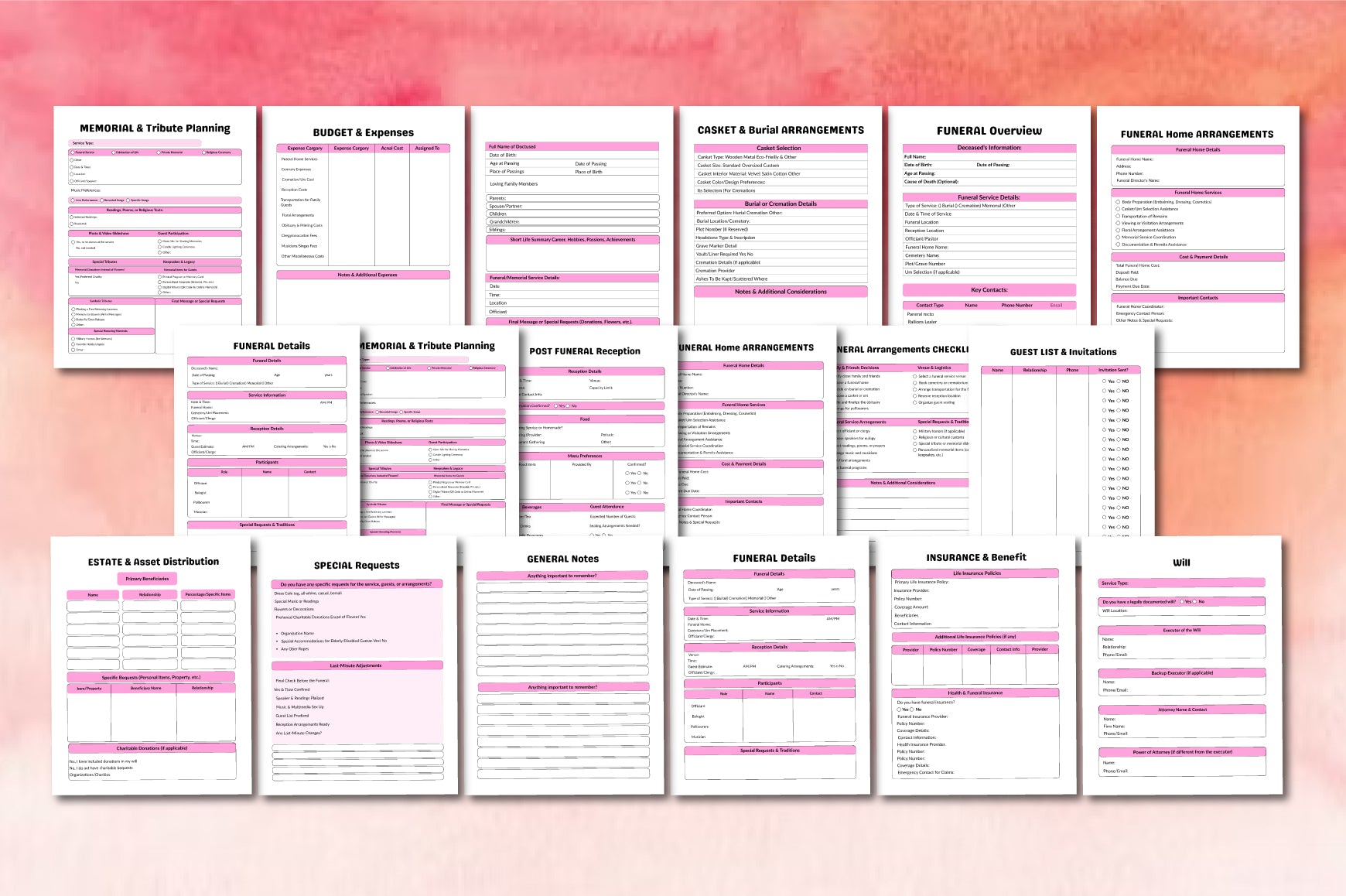 In My Absence Planner