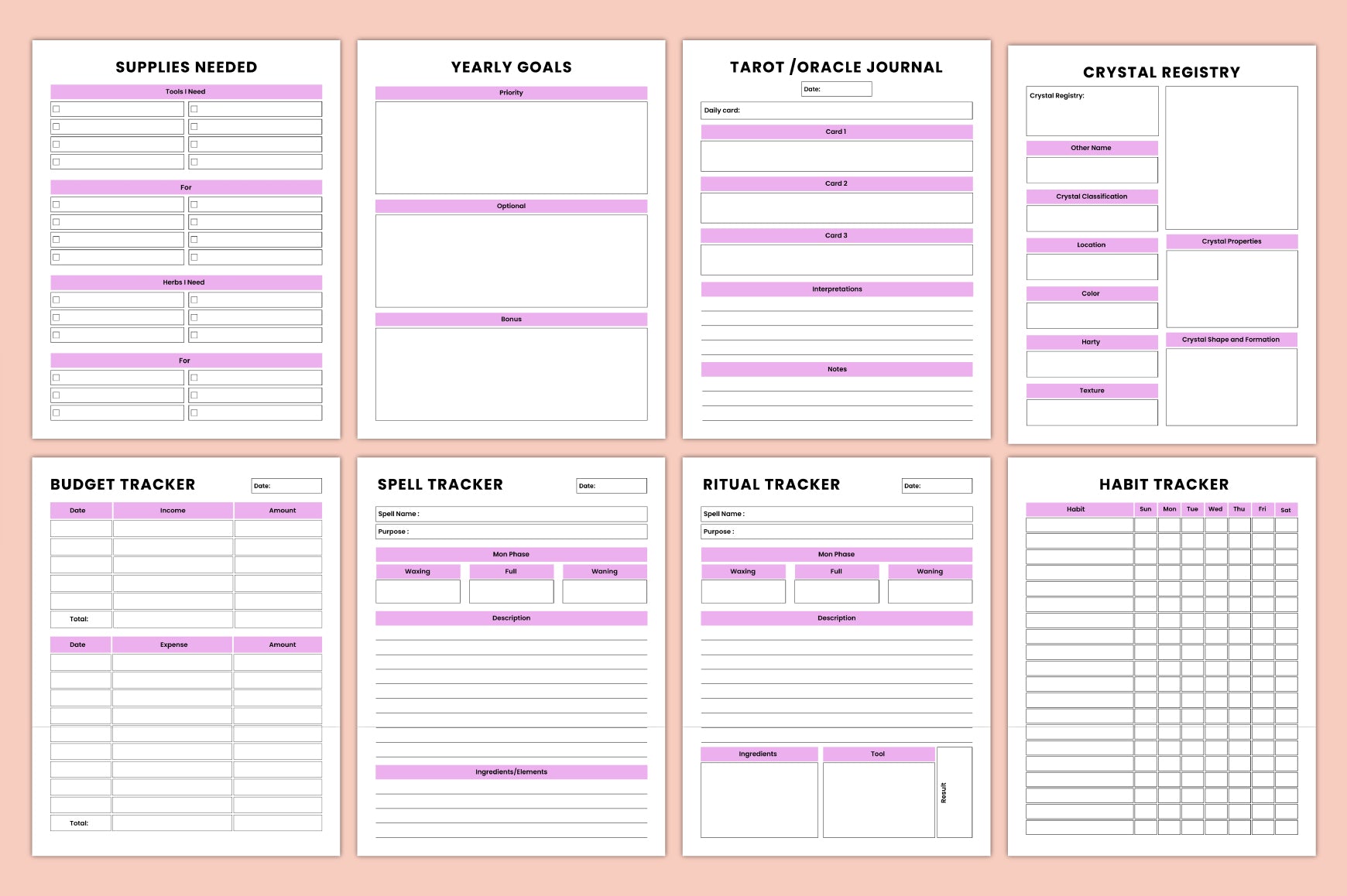 Witchy Studio Planner