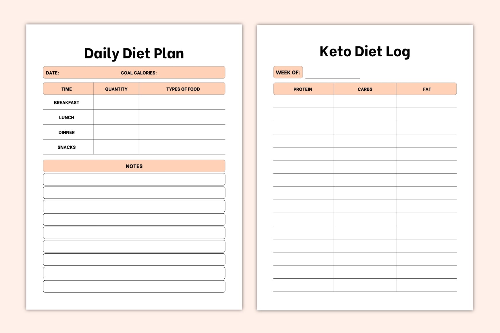 My Diet Food Planner