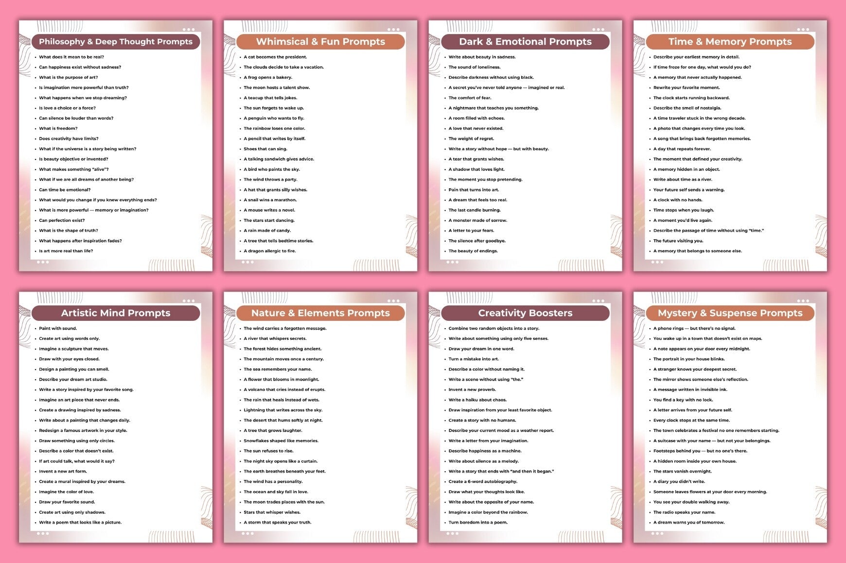 Creative Minds Prompts