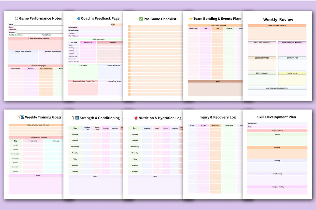 The Baseball Planner