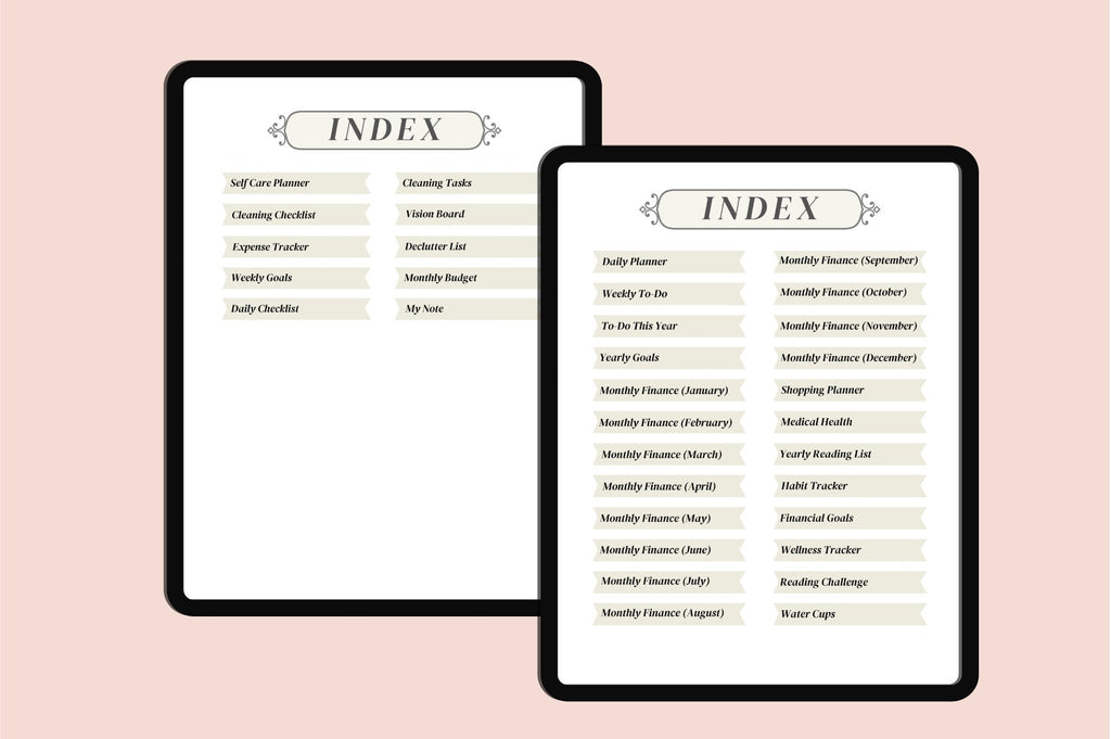 ADHD Printable Planner including monthly planning and schedule templates