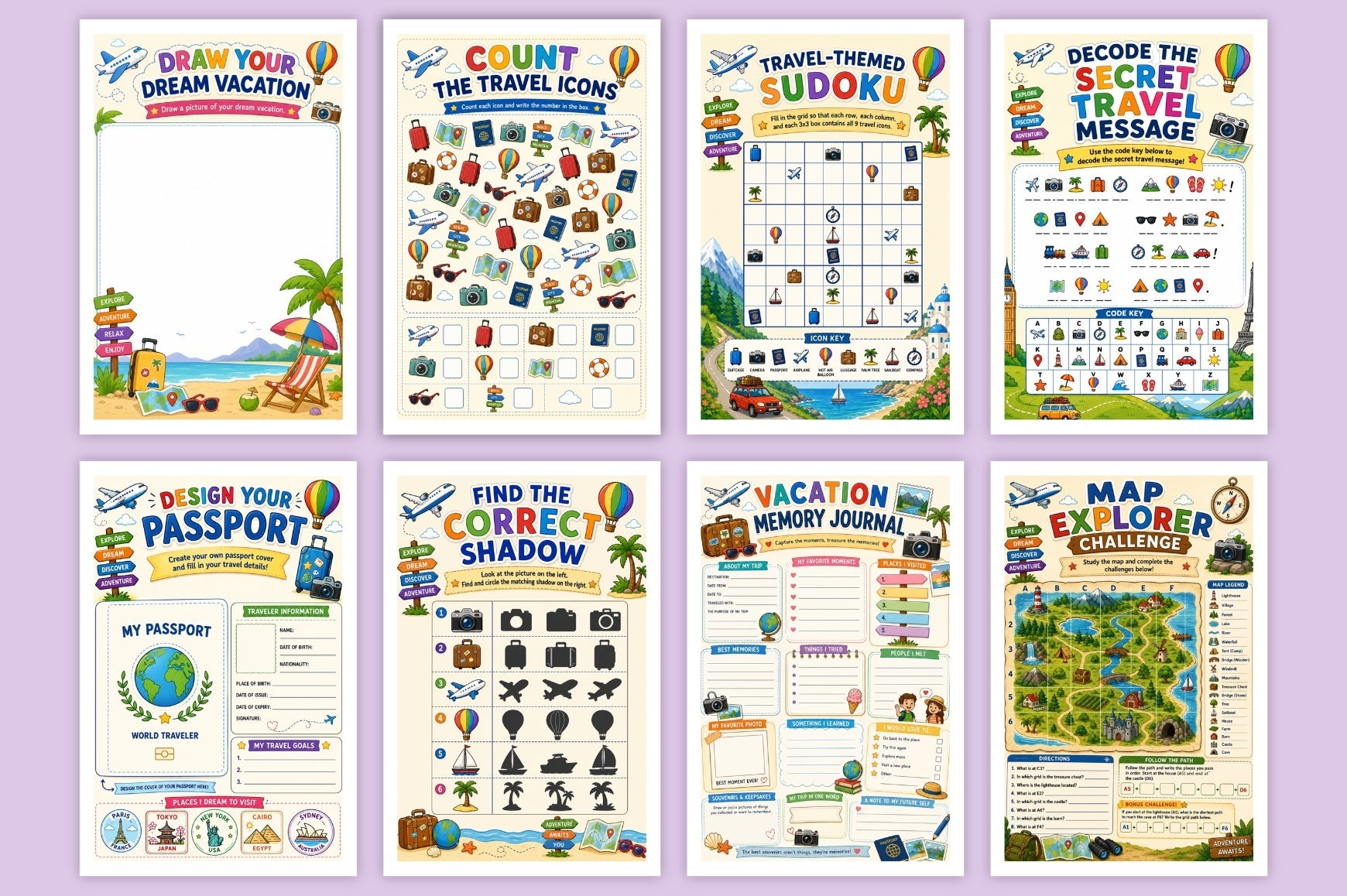 Tiny Travelers Fun Book