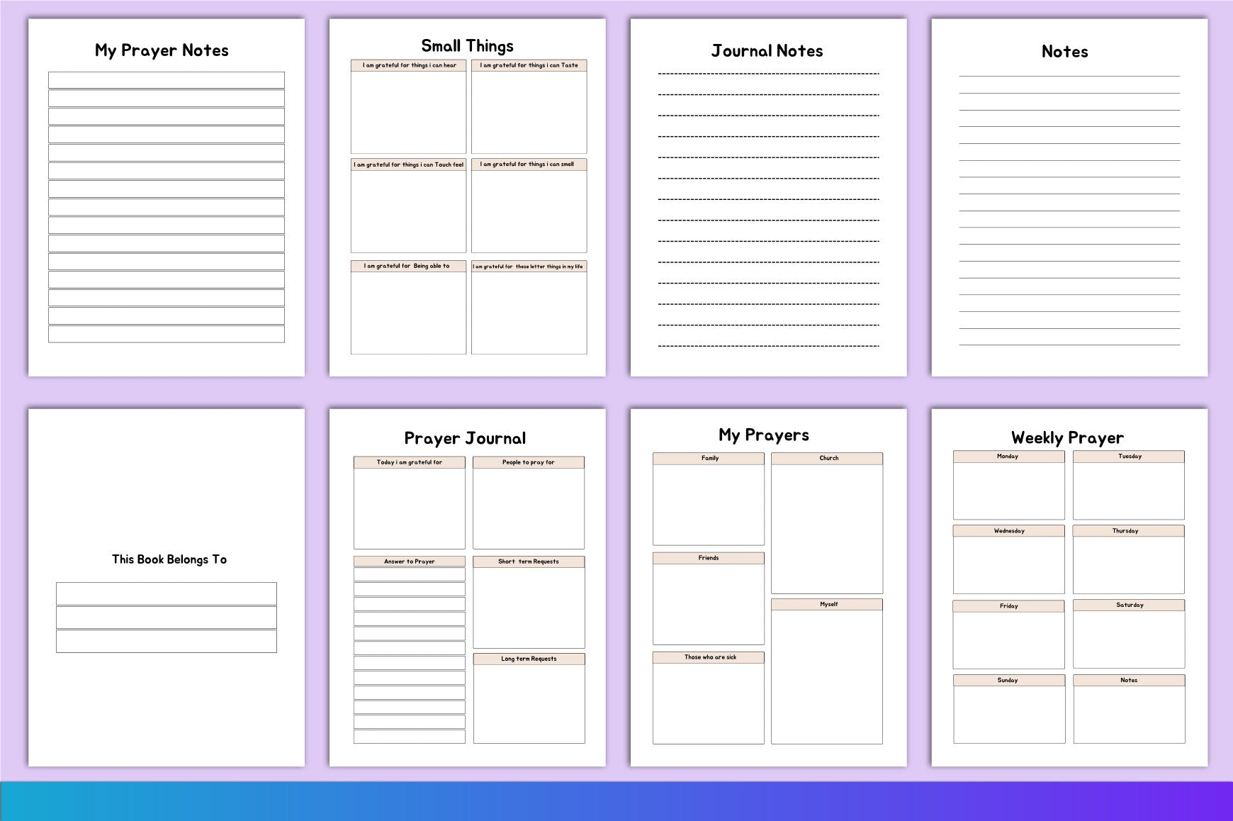 Prayer Journal for Women
