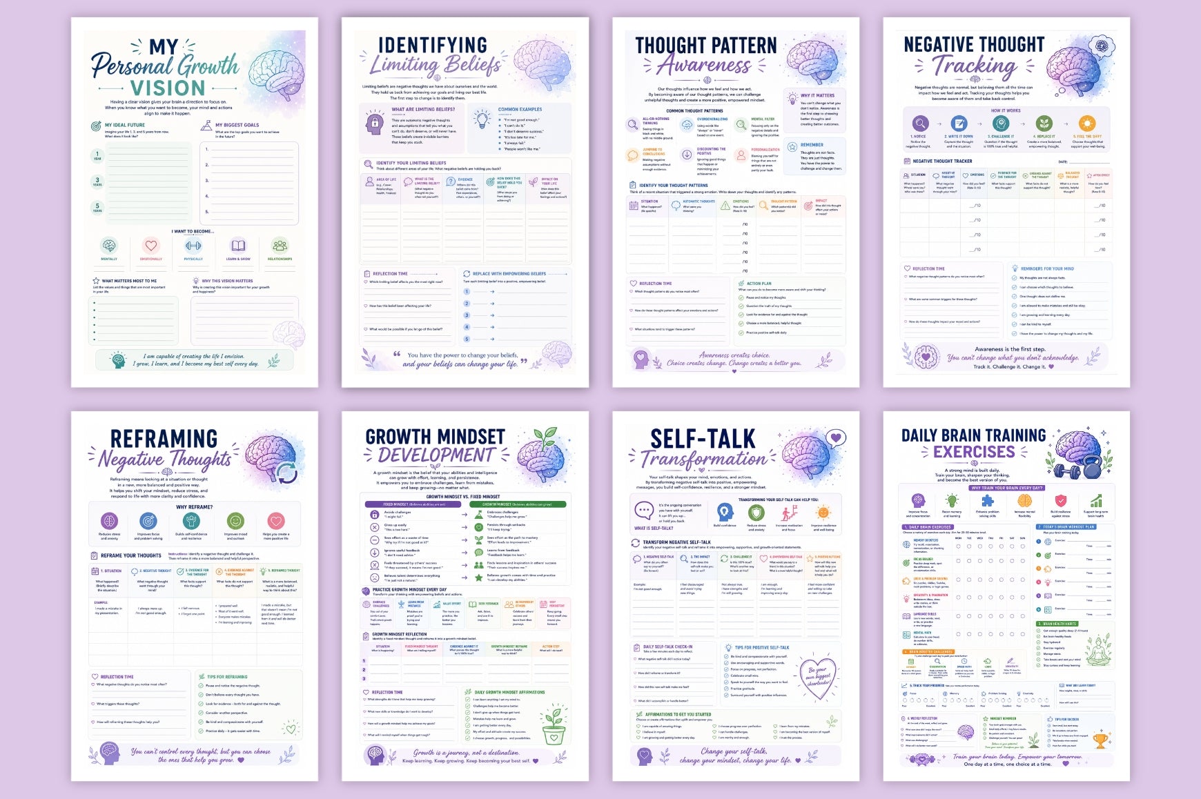 Brain Rewiring For Personal Growth Workbook
