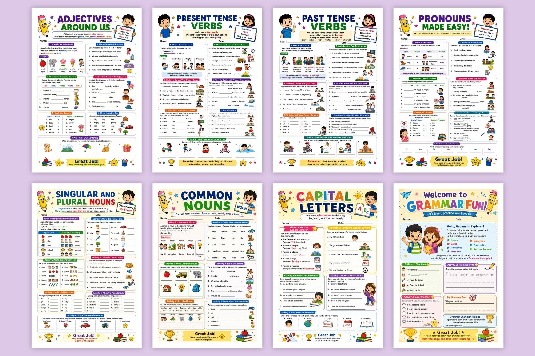 Grammar Skills Builder For Kids