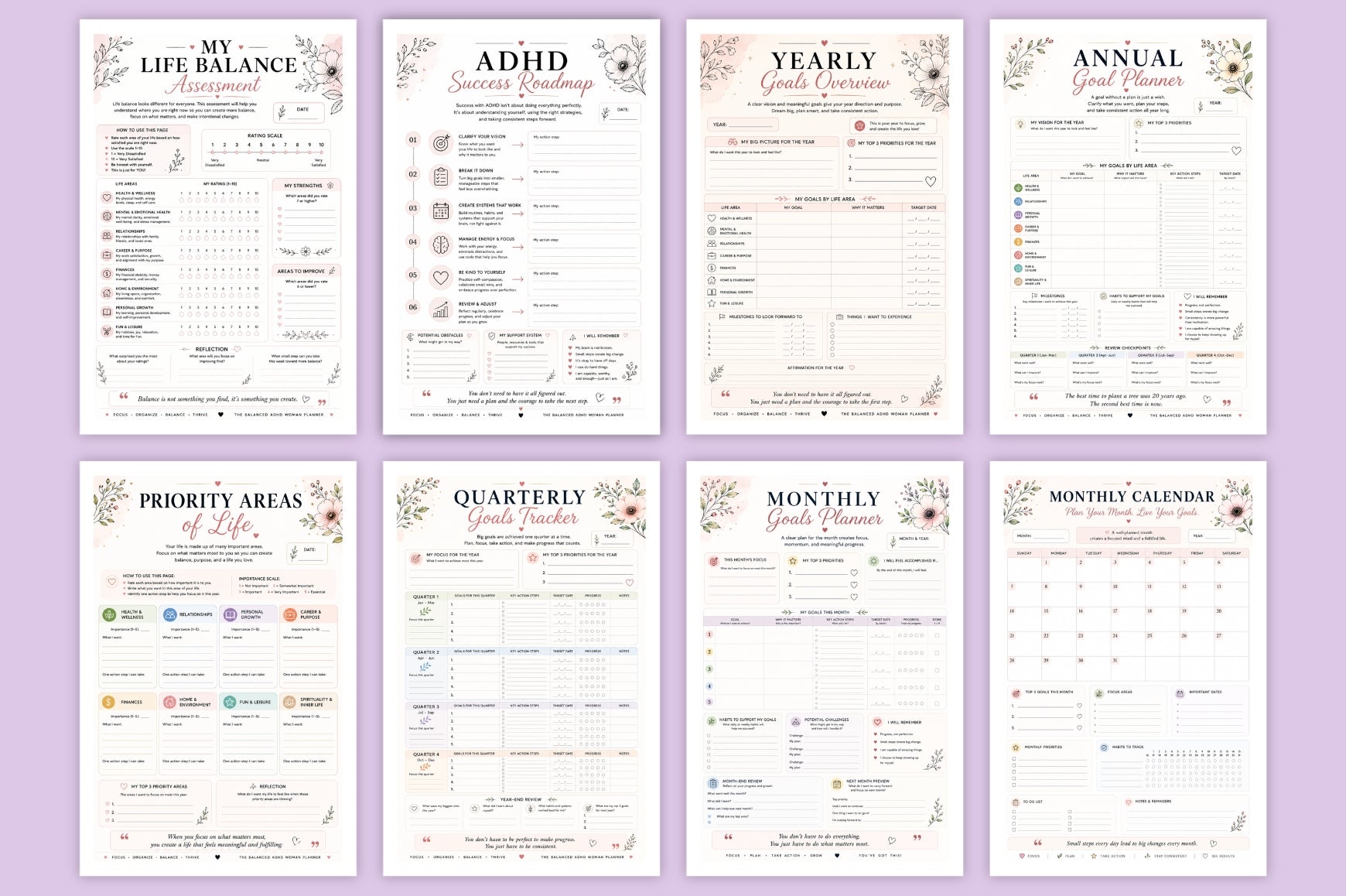 The Balanced Adhd Woman Planner