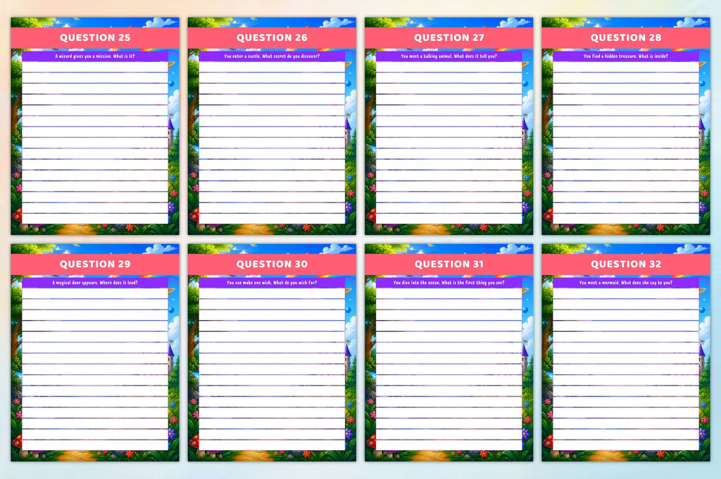 Kids Adventure Question Planner