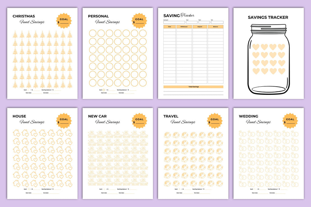 Money Saving Challenge Planner